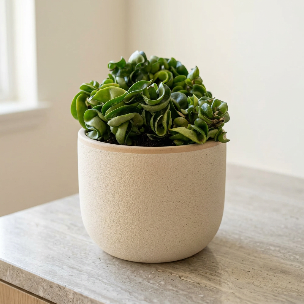 Hoya Rope Plant Hoya Carnosa Compacta - Pet Safe Non-Toxic Curly Leaf Houseplant