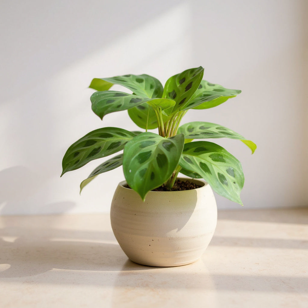 Maranta Leuconeura Prayer Plant - Pet Safe Non-Toxic Air-Purifying Vibrant Green Patterned Easy Care