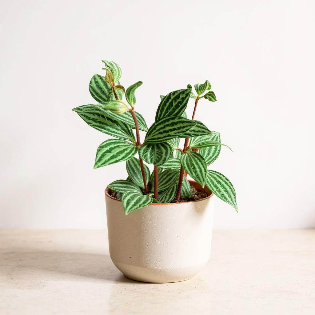 Peperomia Puteolata Parallel Plant - Pet Safe Non-Toxic Striped Houseplant