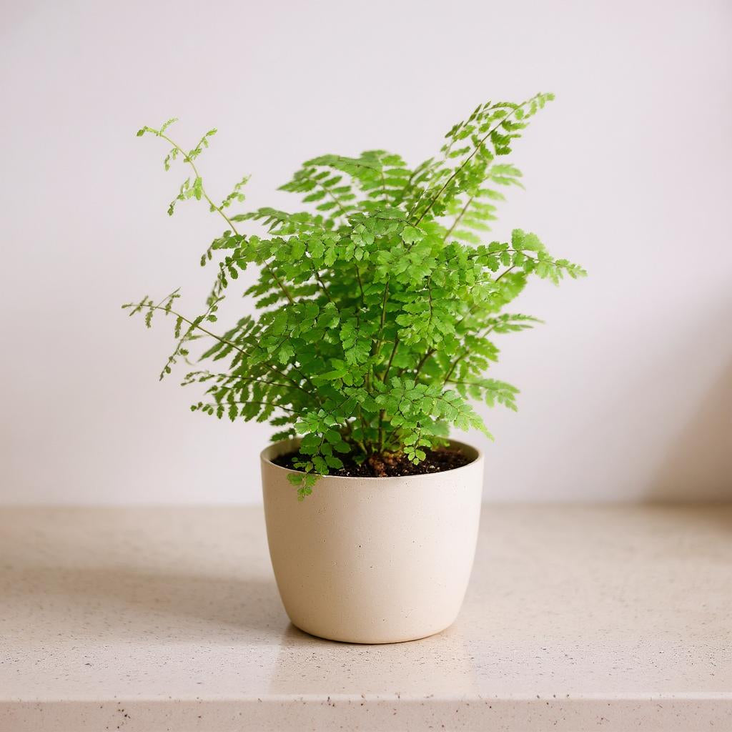 Adiantum Raddianum Maidenhair Fern - Pet Safe Non-Toxic Delicate Lace Black Stems Air Purifying