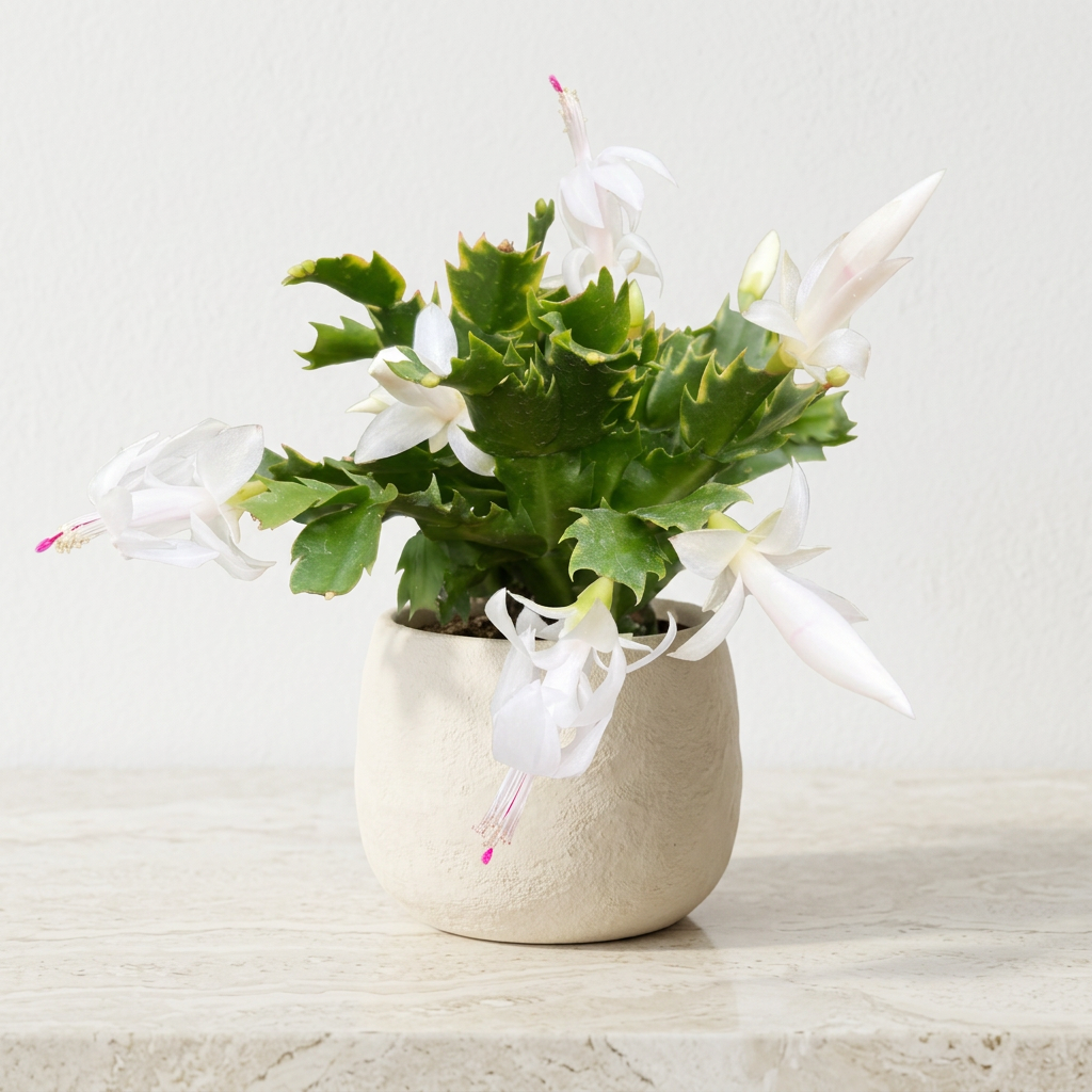 Christmas Cactus Schlumbergera Zygocactus - Pet Safe Non-Toxic Winter Blooming Houseplant