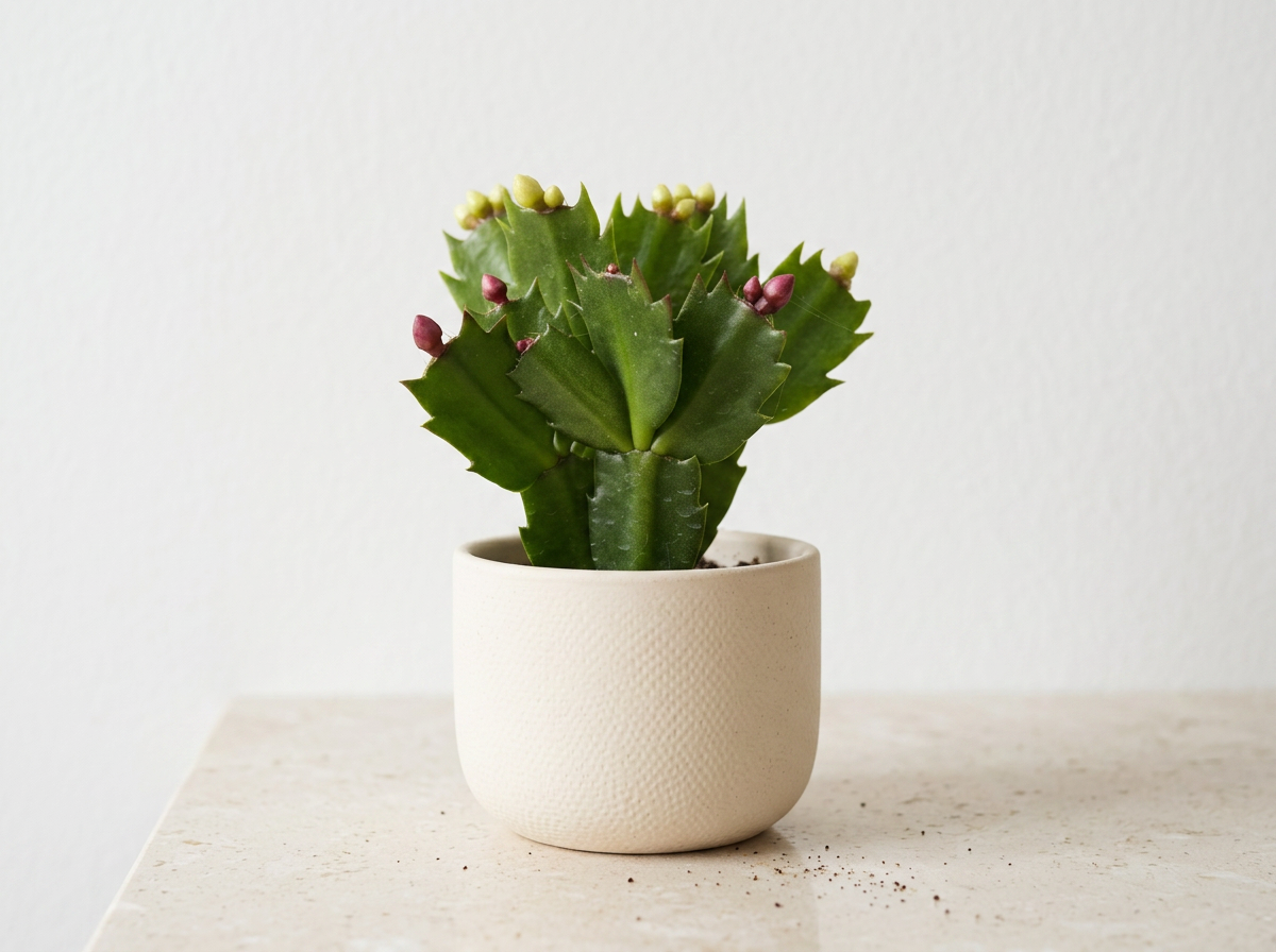 Christmas Cactus Schlumbergera Zygocactus - Pet Safe Non-Toxic Winter Blooming Houseplant