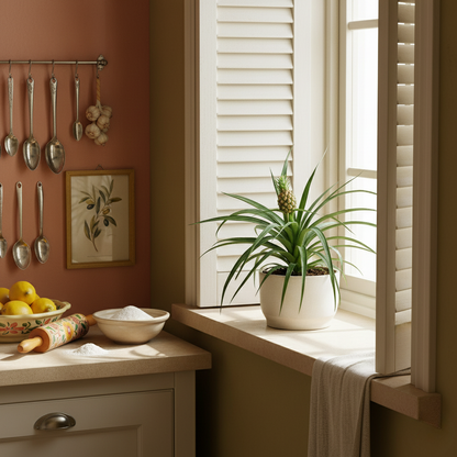 Pineapple Plant Bromeliad - Pet Safe Non-Toxic Edible Fruit Houseplant