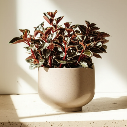 Peperomia Metallica - Pet Safe Non-Toxic Metallic Foliage Easy Care Indoor